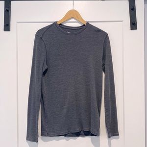 Perfect Grey Henley Long Sleeve Tee